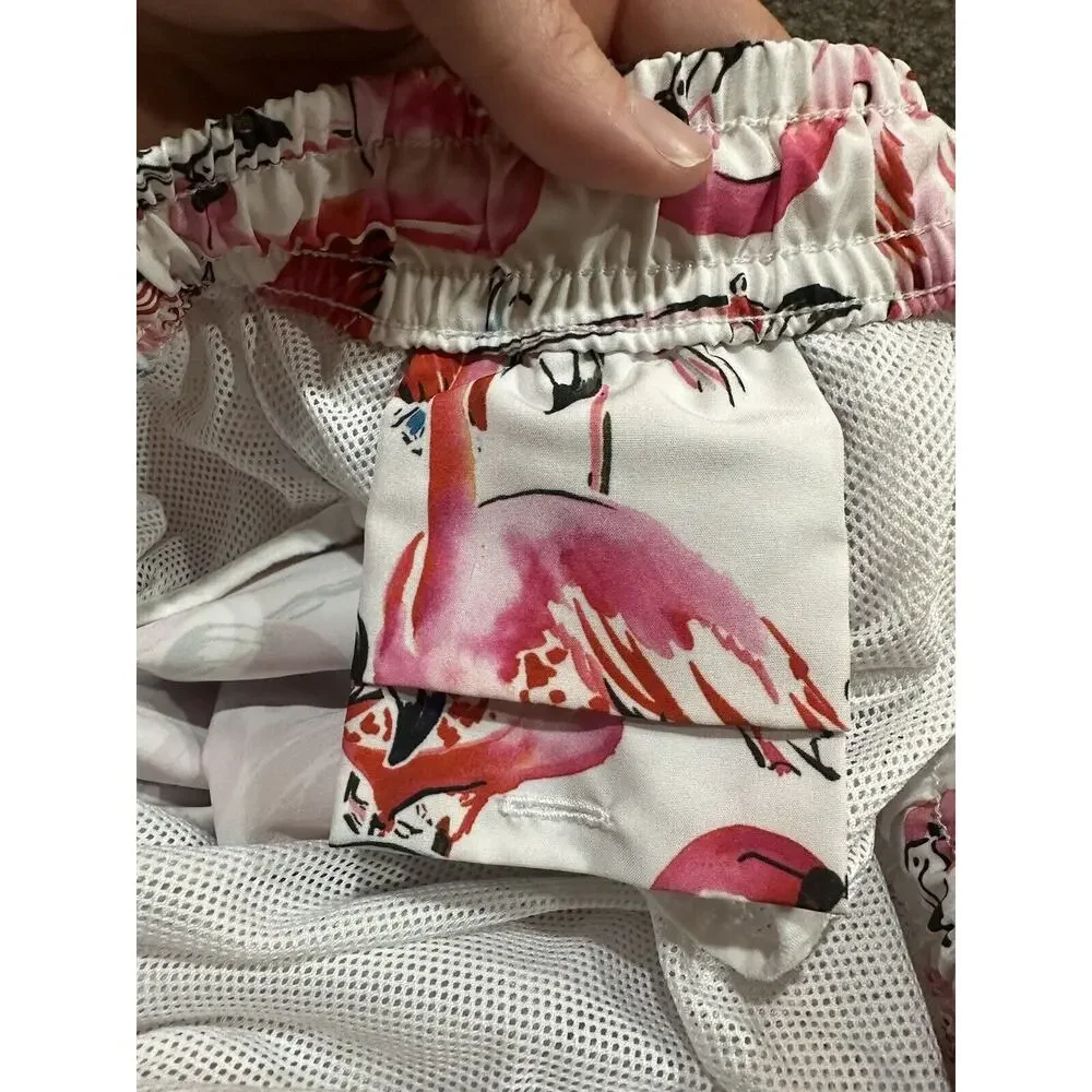 Crown And Ivy Swim Trunks Pink Flamingo Men’s Size XL Shorts